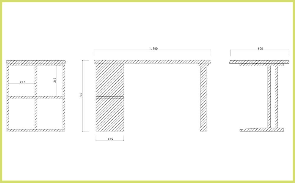 【デスク】クルミ材+本棚付 ヒダコレ家具 HIDA COLLECTION リモートワーク　机　勉強机 GF011