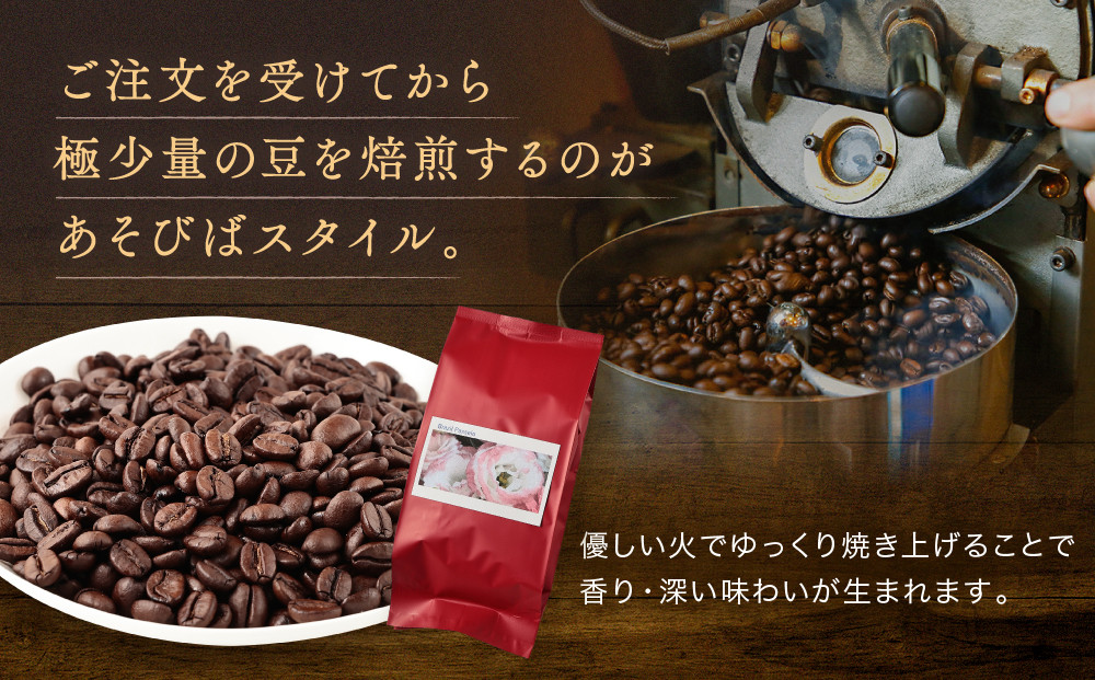 【中煎り】ふるさとの香り「煎りたて」３定期カ月便 スペシャルティコーヒー ブラジル パッセイオ農園200ｇ×3カ月 | 焙煎 珈琲 コーヒー パッセイオ農園 ブラジル  あそびば.coffee 栄徳屋　LC100