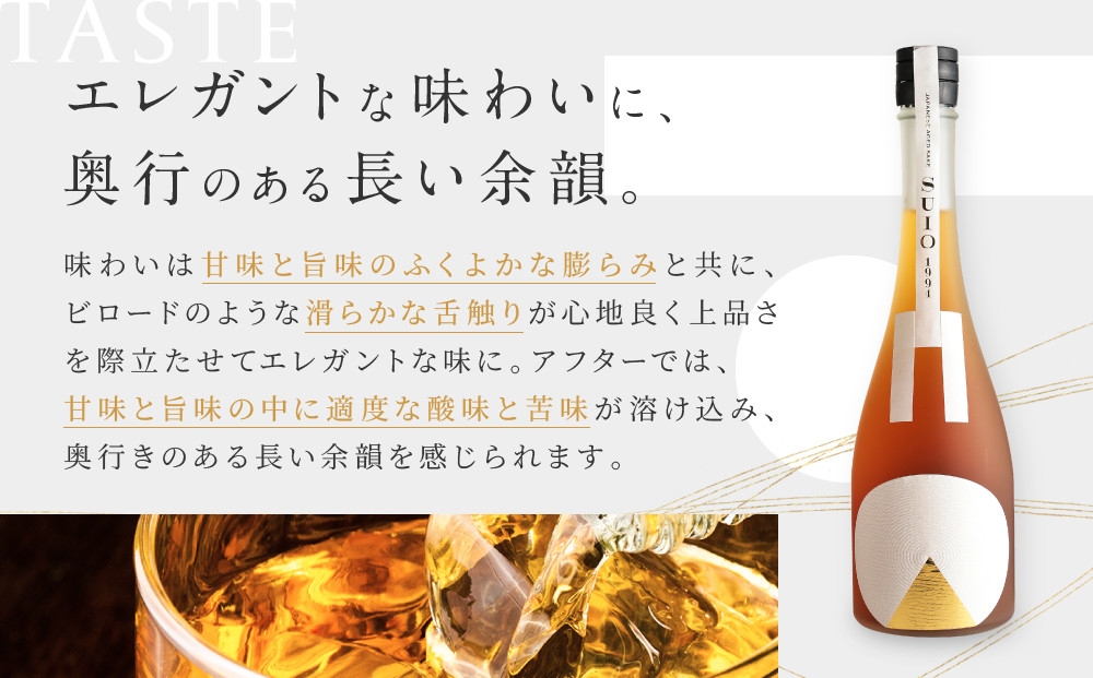 SUIO　720ml ｜日本酒 お酒  地酒 古酒 優勝  最高賞 ギフト 飛騨高山 平田酒造場 LP004