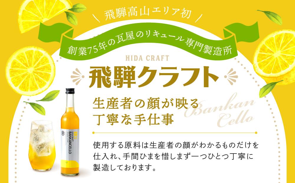 バンカンチェッロ500ml | 和製リキュール 河内晩柑 アルコール 酒 サワー 有限会社森瓦店 MM021