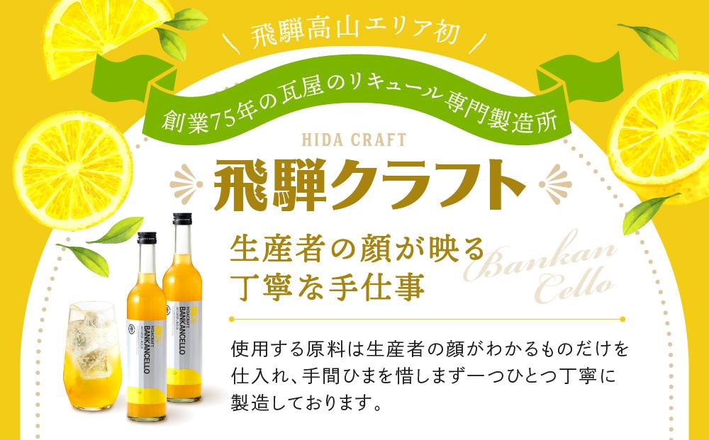 バンカンチェッロ500ml 2本セット | 和製リキュール 河内晩柑 アルコール 酒 サワー 有限会社森瓦店 MM023