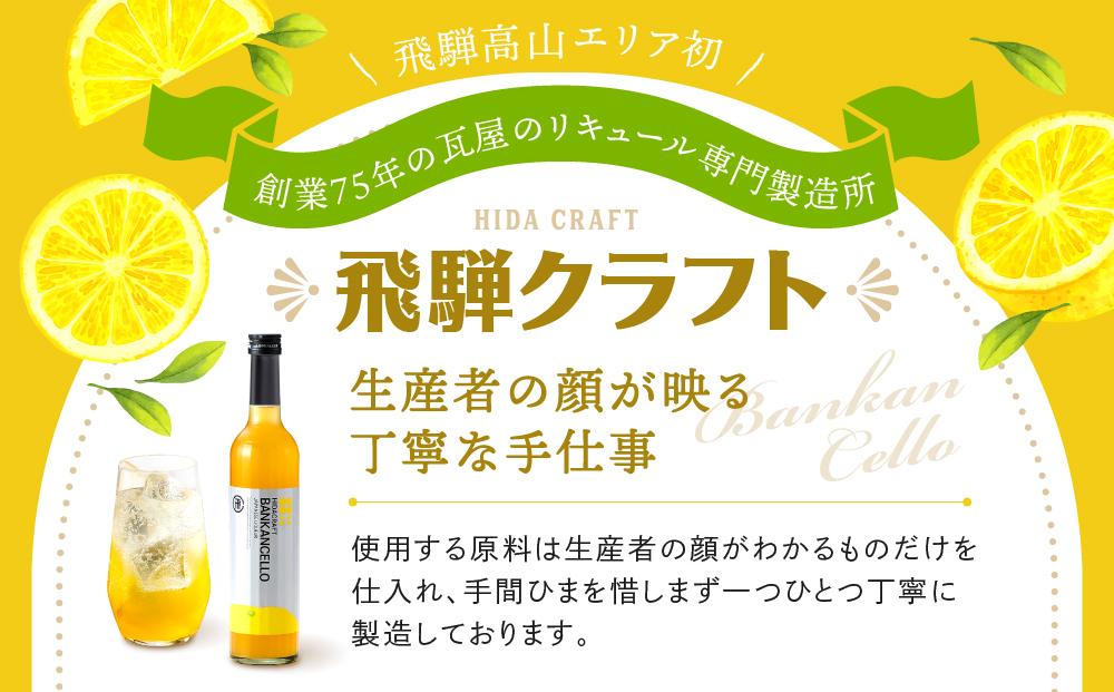 バンカンチェッロ500ml 6本セット | 和製リキュール 河内晩柑 アルコール 酒 サワー 有限会社森瓦店 MM024