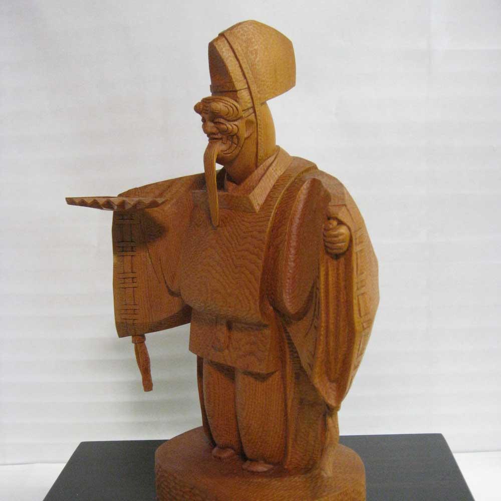 数量限定】飛騨一位一刀彫 翁舞 伝統工芸 いちい イチイ 一位一刀彫 一 