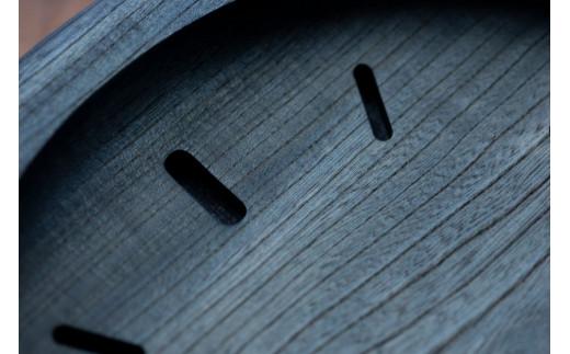 【nokutare】 掛け時計 sizuku ( インディゴ ) 小 時計 壁掛け 時計 木工 藍色 コンパクト シンプル 木の時計 天然木 ノクターレ CB027