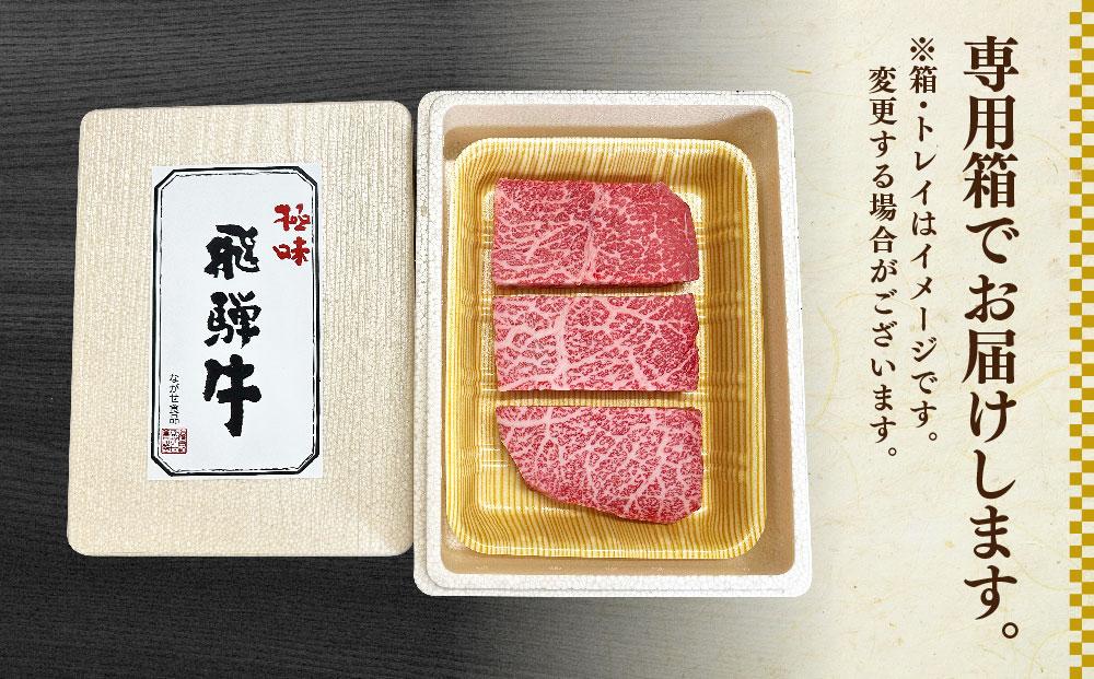 【11月発送】飛騨牛 A5等級 もも肉 ステーキ 100g×3枚 | 黒毛和牛 ブランド和牛 牛肉 A5ランク 飛騨高山 ながせ食品 FH015VC11