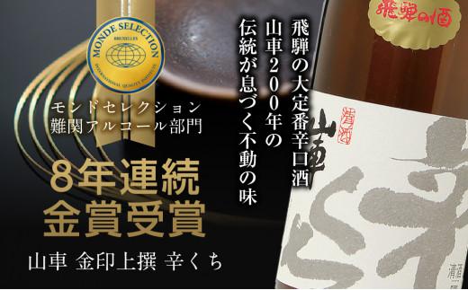 飛騨の地酒 晩酌酒呑み比べ 6本セット 6種 1800ml×6本 特別本醸造 特別限定純米酒 上撰 特別純米酒 吟醸 上撰 47,000円 FR023