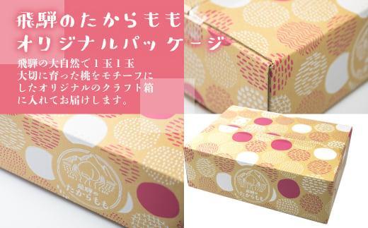 【2026年発送中】飛騨のたから桃 糖度13度以上 硬肉品種 （4-8玉）※8月末～順次お届け | 小箱 桃 贈答用 最高級 甘い 硬い 品種 硬い桃 桃  朝採れ 高級 ギフト 品種お任せ ( 川中島 幸茜 初秋白桃 シーエックス) 飛騨高山 つむぎ果樹園 GH007