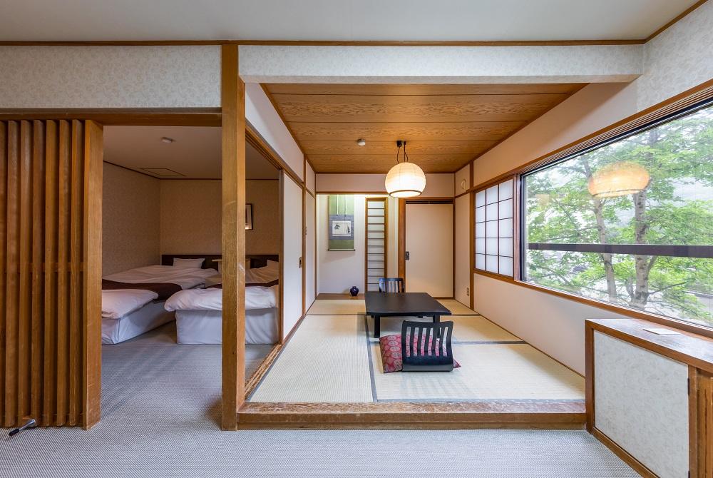 【深山桜庵別館　湯めぐりの宿　平湯館（共立リゾート）】平休日1泊2食付ペア宿泊券《【本館】和洋室》	JTB5471-018