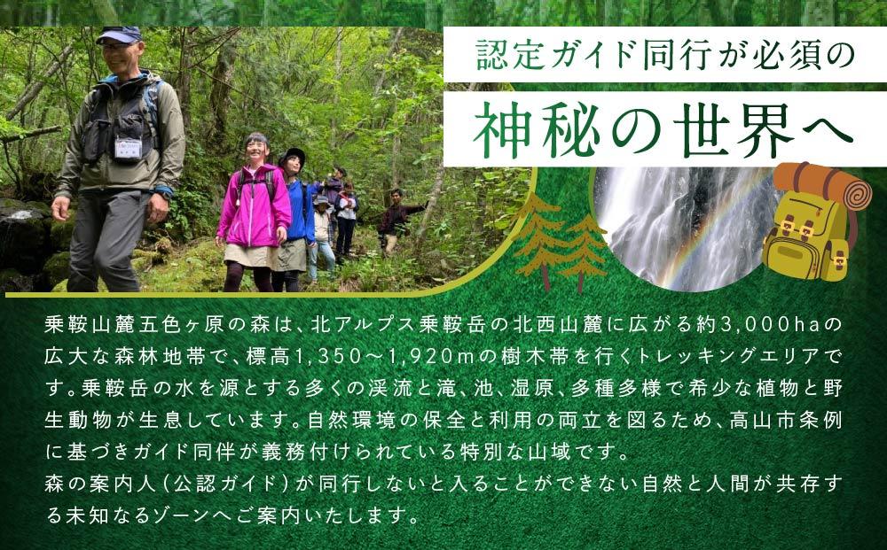 奥飛騨温泉郷「飛騨つづり朧」一棟貸し 2泊3日 ＆ 五色ヶ原の森トレッキング（カモシカコース）＋送迎付き【期間限定:2025年/2026年6月～10月】| 温泉 奥飛騨 宿泊券 五色ヶ原の森  トレッキング 飛騨高山 高山エース旅行センター LQ003