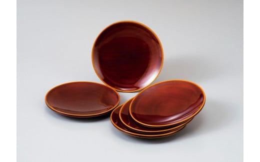 【高島屋選定品】飛騨春慶塗 （手塗漆） 取り皿 ５客揃え 5枚 お皿 小皿 春慶 工芸品 漆器 漆塗 和食器 器 天然木 (株)高島屋 AT015