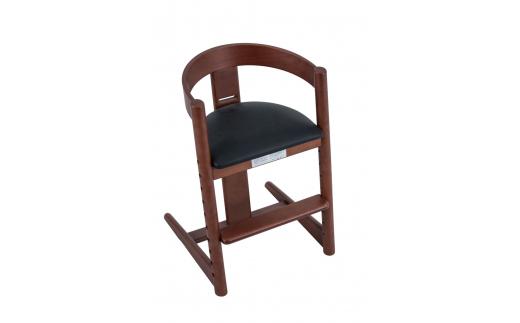 プレディクトチェア D/皮革風BK子供椅子 キッズチェア 学習机 ダイニングチェア 飛騨の家具 飛騨家具 木馬舎 AY008