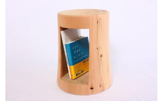 【nokutare】 シダー スツール 「 ceppo 」 （板座） 家具 椅子 スギ材 収納 家具 椅子 高さ 47cm 丸椅子 イス 木製 飛騨高山 ノクターレ CB039