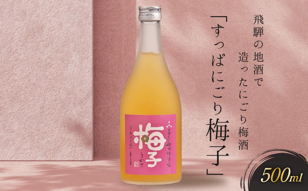 飛騨の地酒で造ったにごり梅酒「すっぱにごり梅子」 ｜ 日本酒 梅 人気 おすすめ 有限会社舩坂酒造店　FB002VC13