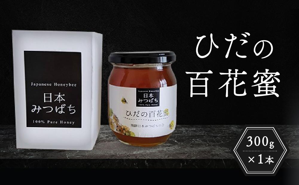 ひだの百花蜜 300g×1本 | 国産 非加熱 日本ミツバチ ハニー ハチミツ はちみつ 蜂蜜 飛騨高山 飛騨日本みつばちの会 PN003