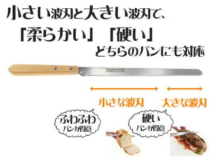 H6-01 シャープブレッドナイフ（BB-2016） ～パンナイフ パン切り包丁 ブレッドナイフ～