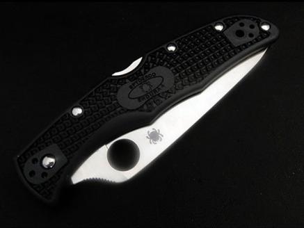 【スパイダルコ】エンデューラ4 フルフラット ブラック（折りたたみナイフ）