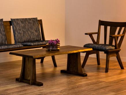 D176-01 リビングテーブル【国産栗材】JYU-LT31-120 PGK