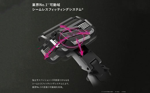 <世界初のヘッド角度可変機構>■AUGERカミソリ　（ホルダー・替刃6個付き）◇貝印 H10-215