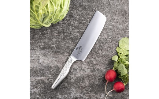 <オールステンレス包丁・食洗機可・一体構造> ◇貝印 関孫六 匠創 菜切り 165mm