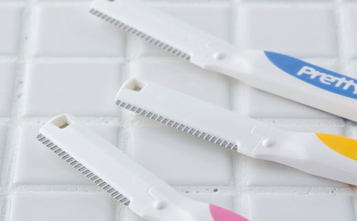 ＜フェイス・マユ（顔・眉）用カミソリ＞■Pretty（プリティー）フェイスL型 １５本（３本入×５個） ◇貝印 （剃刀・カミソリ）H5-205