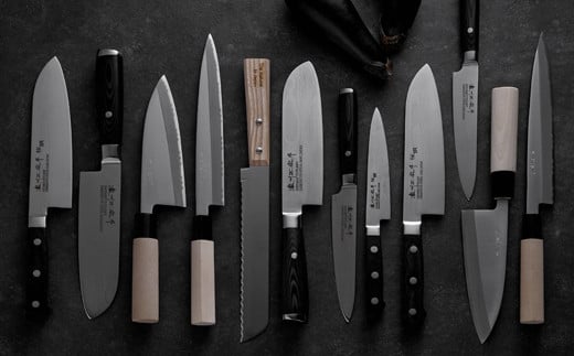 H10-12 濃州正宗作 刺身包丁（鋼）