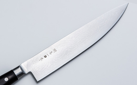 H38-03 関喜一作/ダマスカスモデル 牛刀（大）