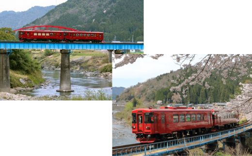 観光列車「ながら」スイーツプラン予約券（ペア）