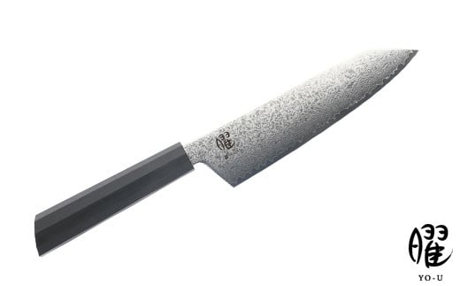 H23-17 曜 たくみ ６９層鋼 三徳包丁 31825000001 【最長3ヶ月】を目安に発送