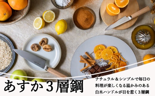 あすか ３層鋼 ペティナイフ 31852000001 H19-22