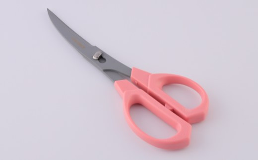キッチンハサミ CURVEST ピンク ～キッチンハサミ はさみ フッ素コート 食洗機対応 分解式 刃物 ニッケン刃物 キッチン鋏 キッチンはさみ キッチンツール キッチン用品 調理器具～