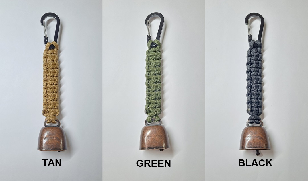 D5-11 パラコード編み込み 熊よけ鈴