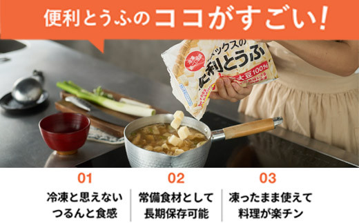 【冷凍】独自技術が光る便利とうふ 500g×5袋 さいの目カット済み【配送不可地域：離島・一部山間部等】