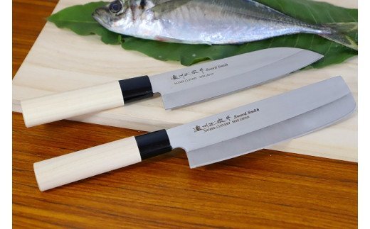H10-25 濃州正宗作 和包丁2点セット