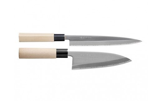 H20-16 濃州正宗作 和包丁2点セット（鋼）