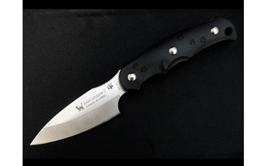H32-01 サビニャイフ1 スナネコver 直刃 ブラックFRN
