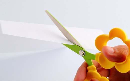 H4-14 【ペン立て付きはさみ】coconeフラワー イエロー ～はさみ ニッケン刃物 インテリア 雑貨 ペン立て 文房具 文具～ かわいいはさみ お花 はさみ 女性 飾れる おしゃれ インスタ映え