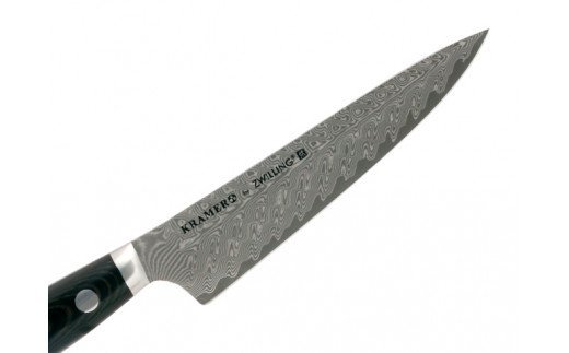 Zwilling ツヴィリング 「 ボブ・クレーマー ユーロ ステンレス プレップナイフ 140mm 日本製 」 ダマスカス コンパクトシェフ シェフ ペティ 多層鋼 岐阜県関市製 【日本正規販売品】 Bob Kramer Prep Knife 34891-143