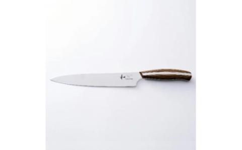 【和 NAGOMI】カービングフォーク（茶）とスライサーのセット ～ブロック肉の切り分け テーブルウェア アウトドア ステーキ 卓上ナイフ～ 【最長6ヶ月を目安に発送】