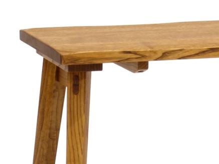 D128-02 C.S.リビングテーブル兼ベンチ【国産栗材】JCS-LT11-110-6 PBK