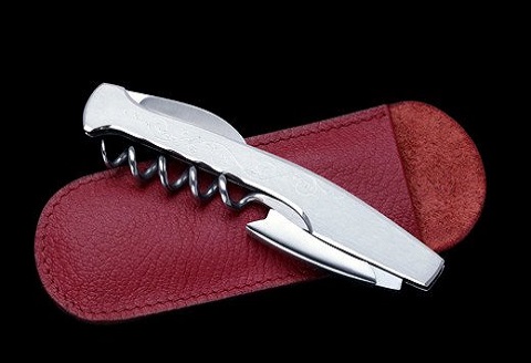 SP92-01 ソムリエナイフ レイジバッファロー【機械彫】（牛革製ケース付き）