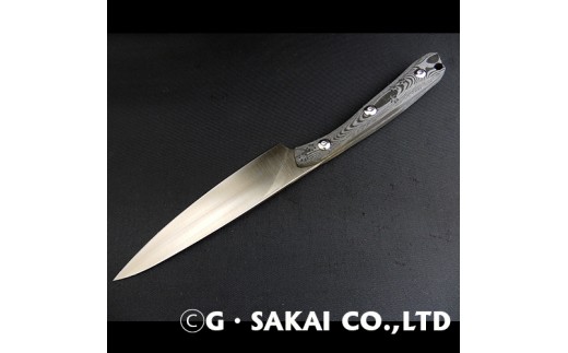 H100-01 紫電一閃 ZDP-189 カーボン柄 ペティ スナネコver