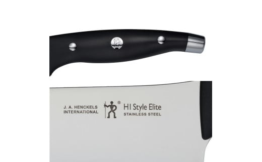 Henckels ヘンケルス  HIスタイル エリート 三徳包丁 180mm ブラック 【日本正規販売品】16817-481