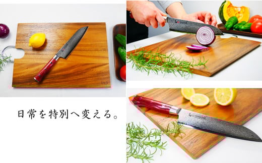 三昧 クラシックプロ紅蓮シリーズ 包丁2点セット （三徳180mm＆ペティ110mm） 【最長3ヶ月】を目安に発送　H130-05 丸章工業