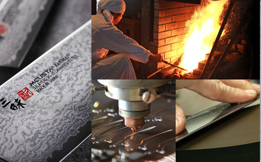 三昧 【三徳包丁（180mm）】 アルティメット 荒波 H147-01 丸章工業