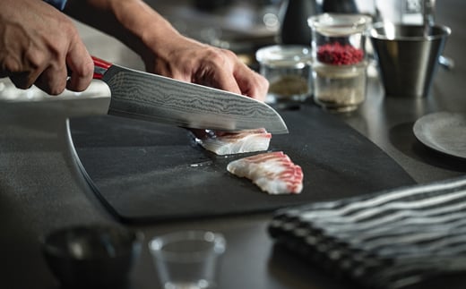 【和 NAGOMI】Damascus 三徳包丁 180mm【最長6ヶ月を目安に発送】