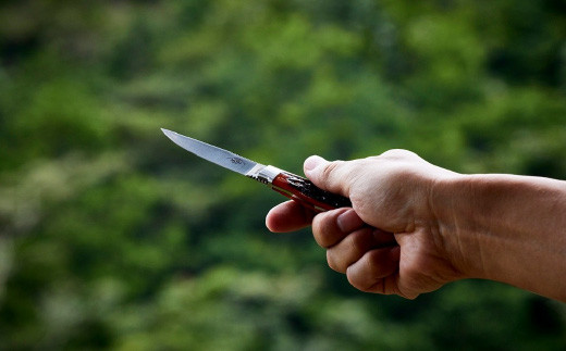 アウトドアナイフ トラウト＆バード（フラット）ジグドボーン TS-535ANZ モキナイフ