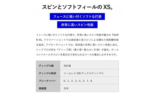 【2024年モデル】ゴルフボール TOUR B XS ホワイト 2ダース ～ゴルフボール ブリヂストン ツアービー まとめ買い 大量～