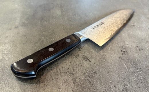 関菊水作 33層ダマスカス三徳包丁
