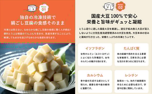【冷凍】独自技術が光る便利とうふ 500g×5袋 さいの目カット済み【配送不可地域：離島・一部山間部等】