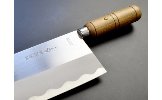 H10-117 ステンレス製中華包丁 200mm 関鍔蔵作
